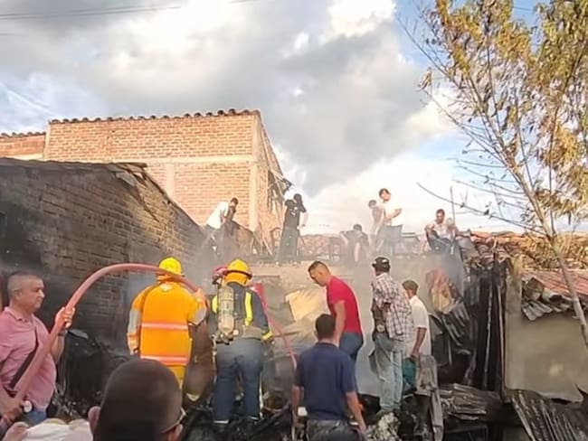 Bebé de un año murió en incendio de una vivienda en el norte del Valle