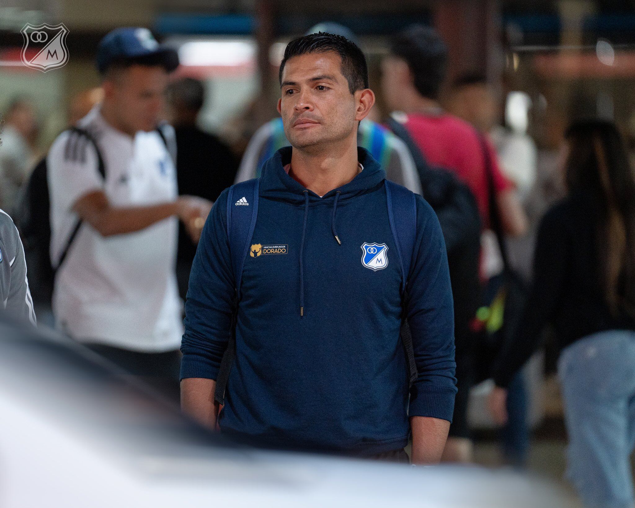 David Mackalister Silva, capitán de Millonarios / Twitter: @MillosFCoficial