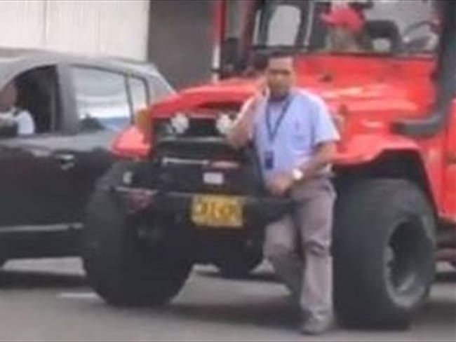 Conductor de SITP que fue arrollado por un campero cuenta detalles de lo sucedido