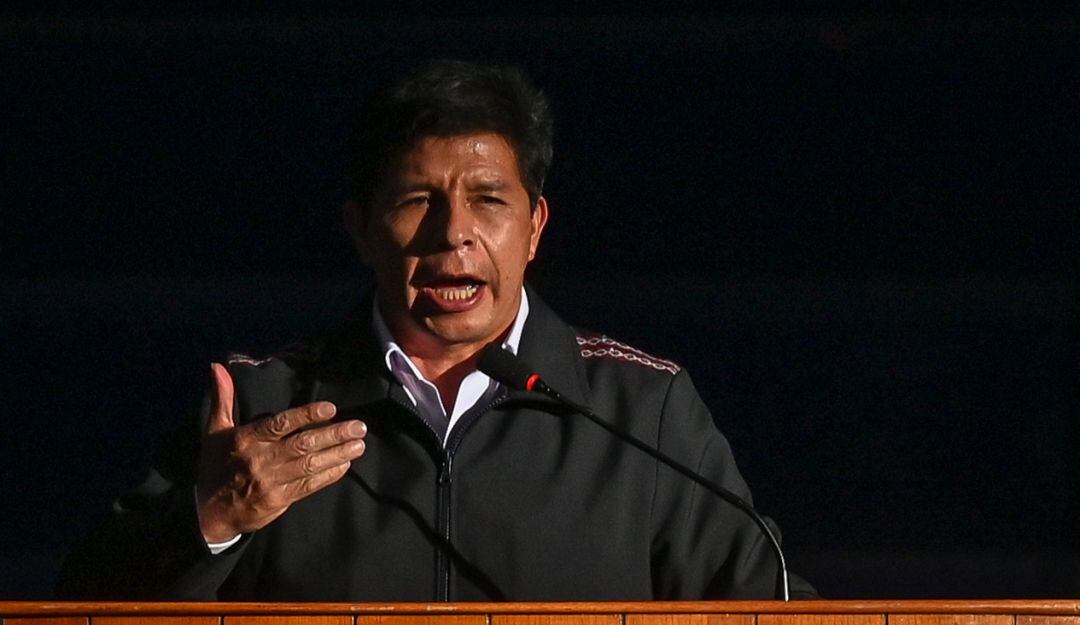 El presidente de Perú, Pedro Castillo, tendrá que rendir indagatoria. 