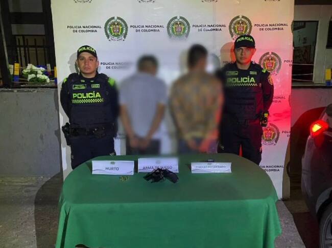 Capturan a ladrones del ‘BMW’: estarían implicados en robos de vehículos de alta gama en Bogotá. Foto: Mebog