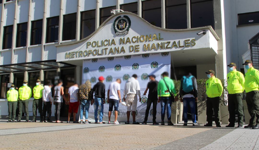 Foto: Enviada desde la Policía Metropolitana de Manizales.