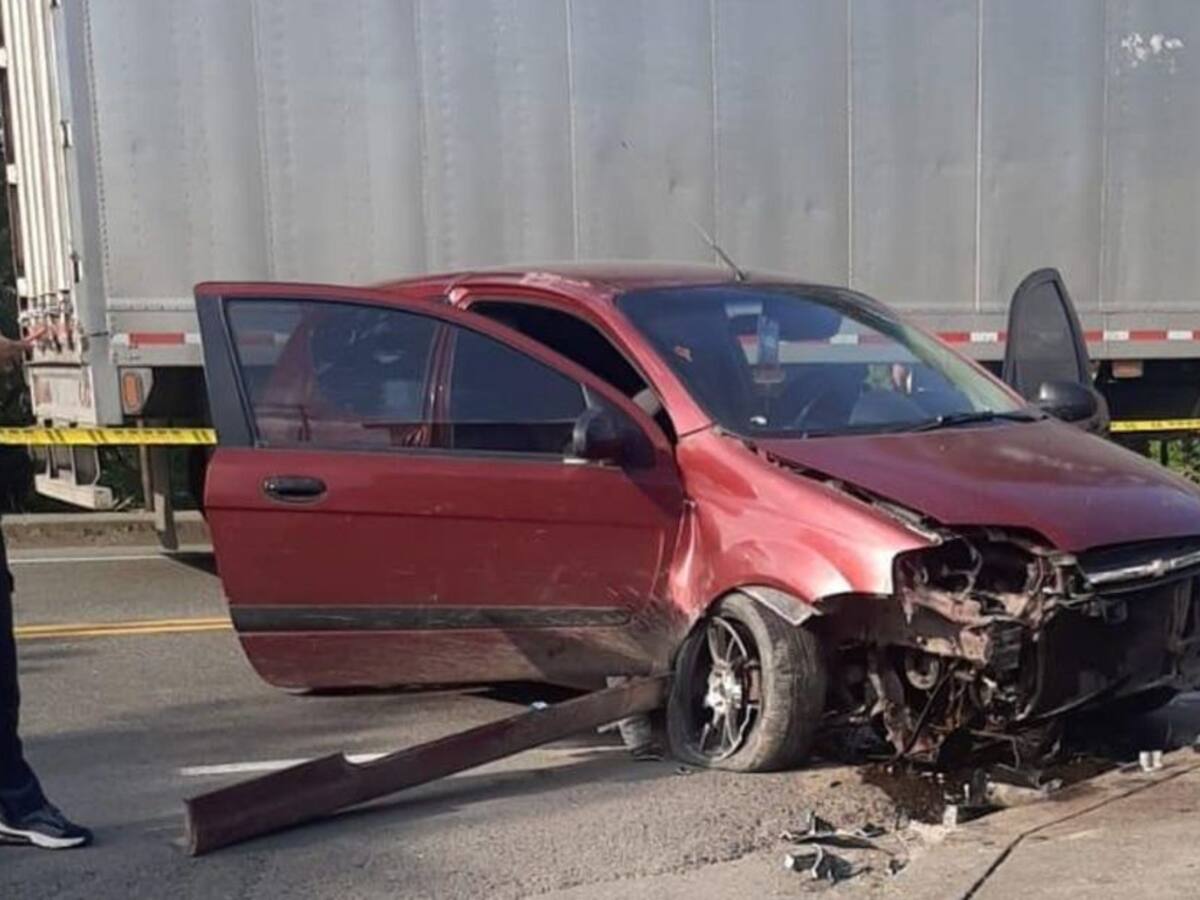 Microsueño cobró la vida de mujer en accidente de transito en Calarcá