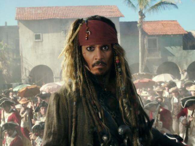 El Capitán Jack Sparrow en "Piratas del Caribe: La Venganza de Salazar".