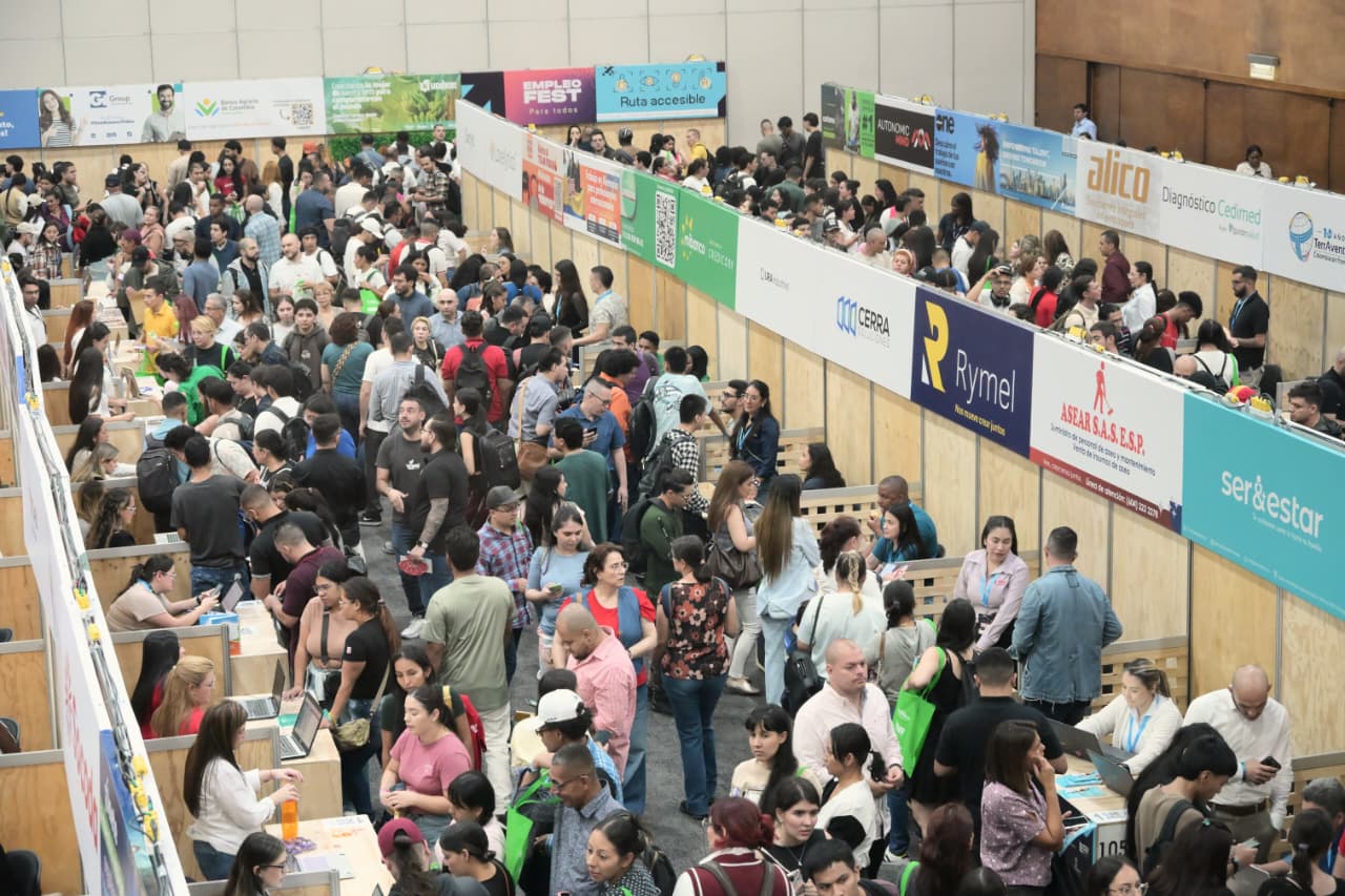 Feria de empleo (Empleo Fest). Foto: Alcaldía de Medellín.