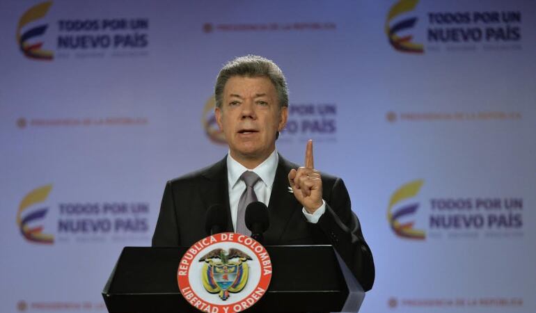 El presidente de la República, Juan Manuel Santos.