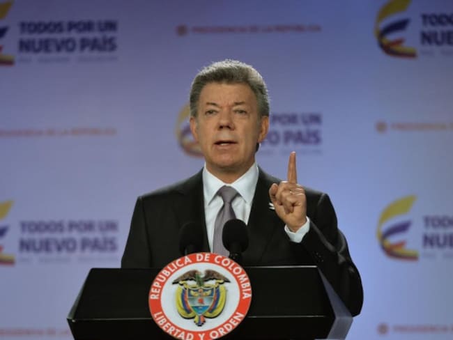 El presidente de la República, Juan Manuel Santos.