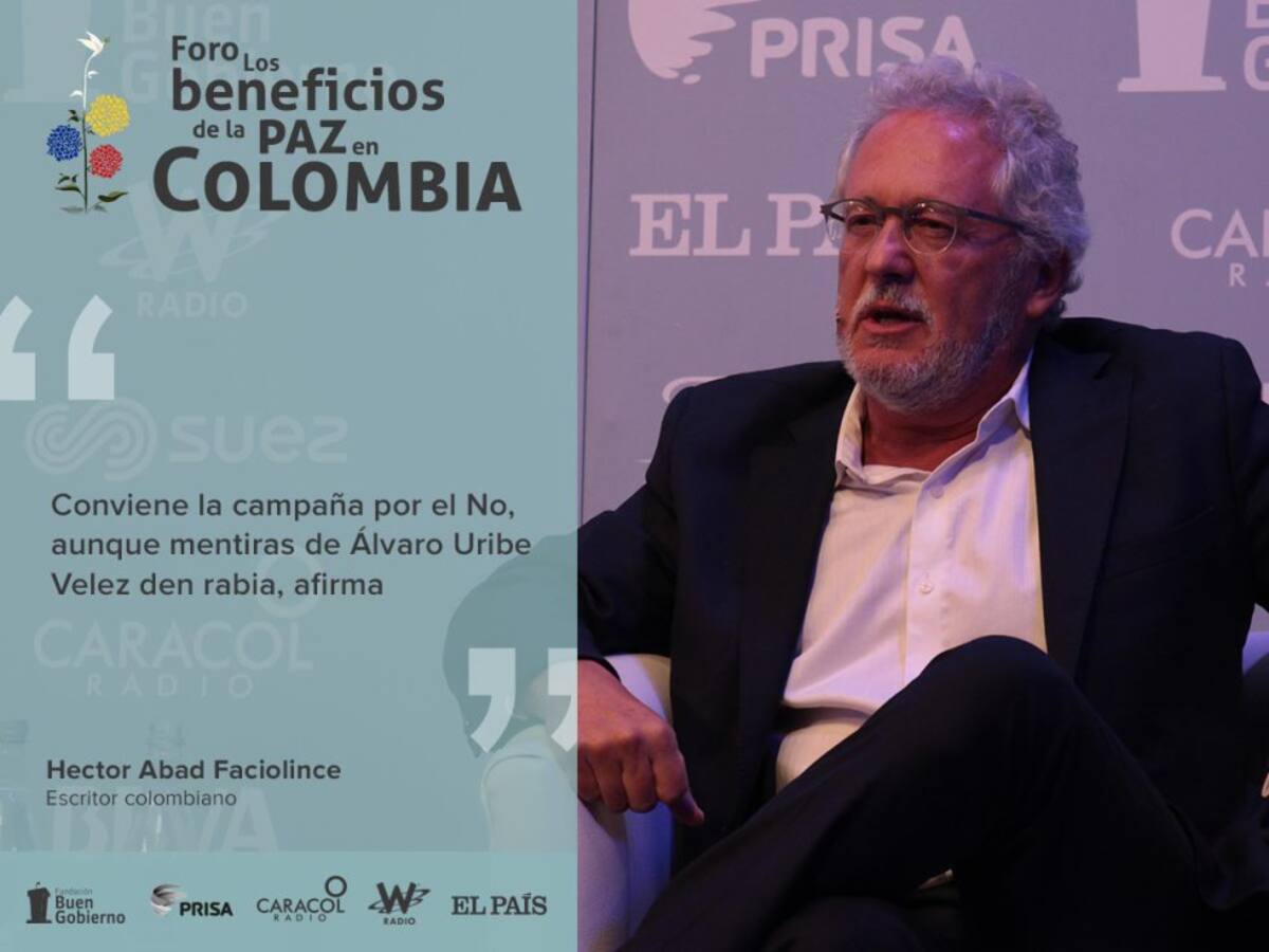 El escritor y periodista hablan de los relatos de violencia del pasado y de las posibilidades de narrativas de paz del futuro.