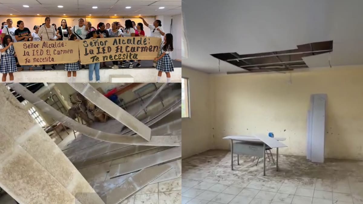 Suspenden clases en colegio de Pescaito ante el avanzado deterioro de la infraestructura