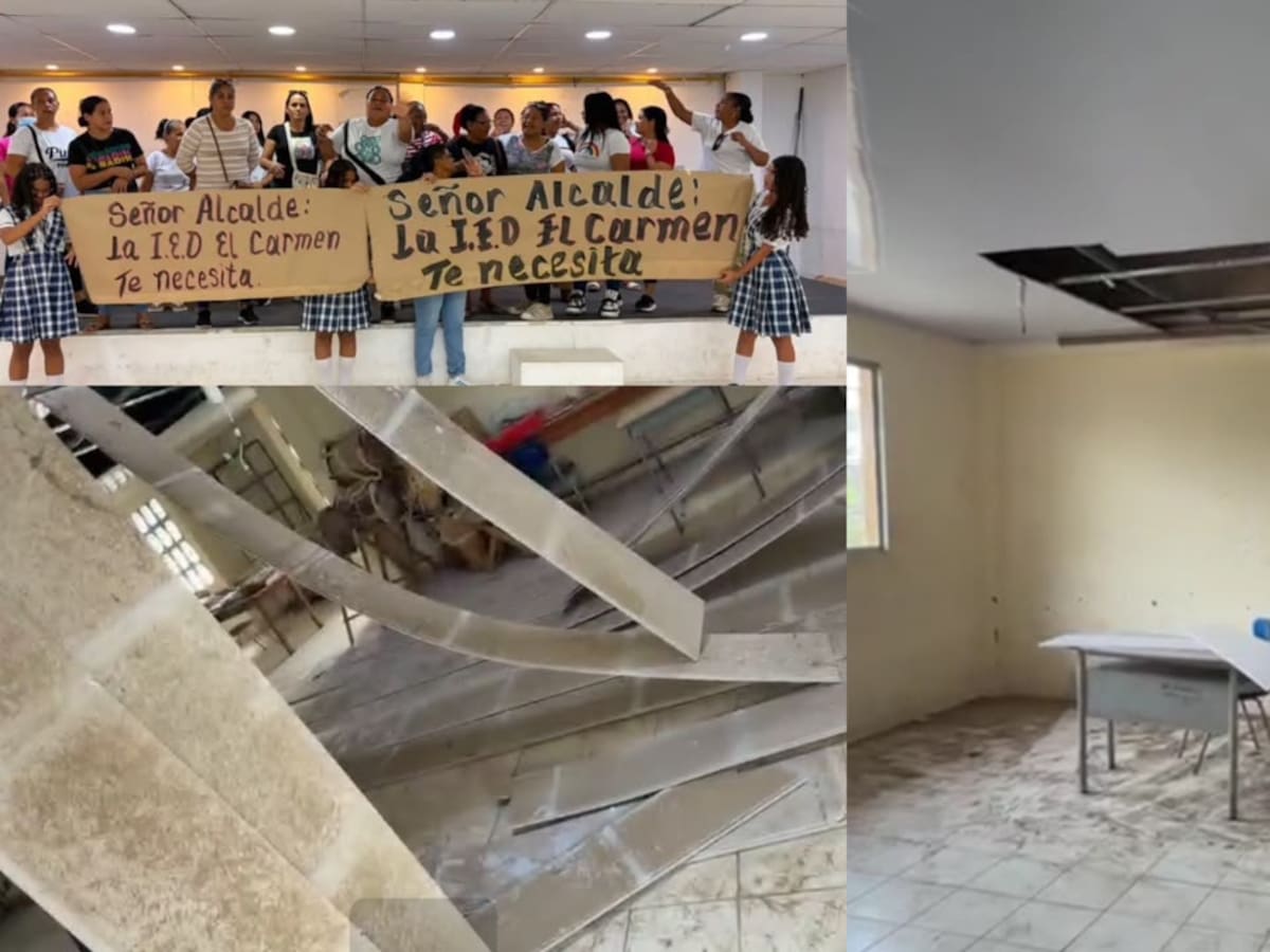 Suspenden clases en colegio de Pescaito ante el avanzado deterioro de la infraestructura