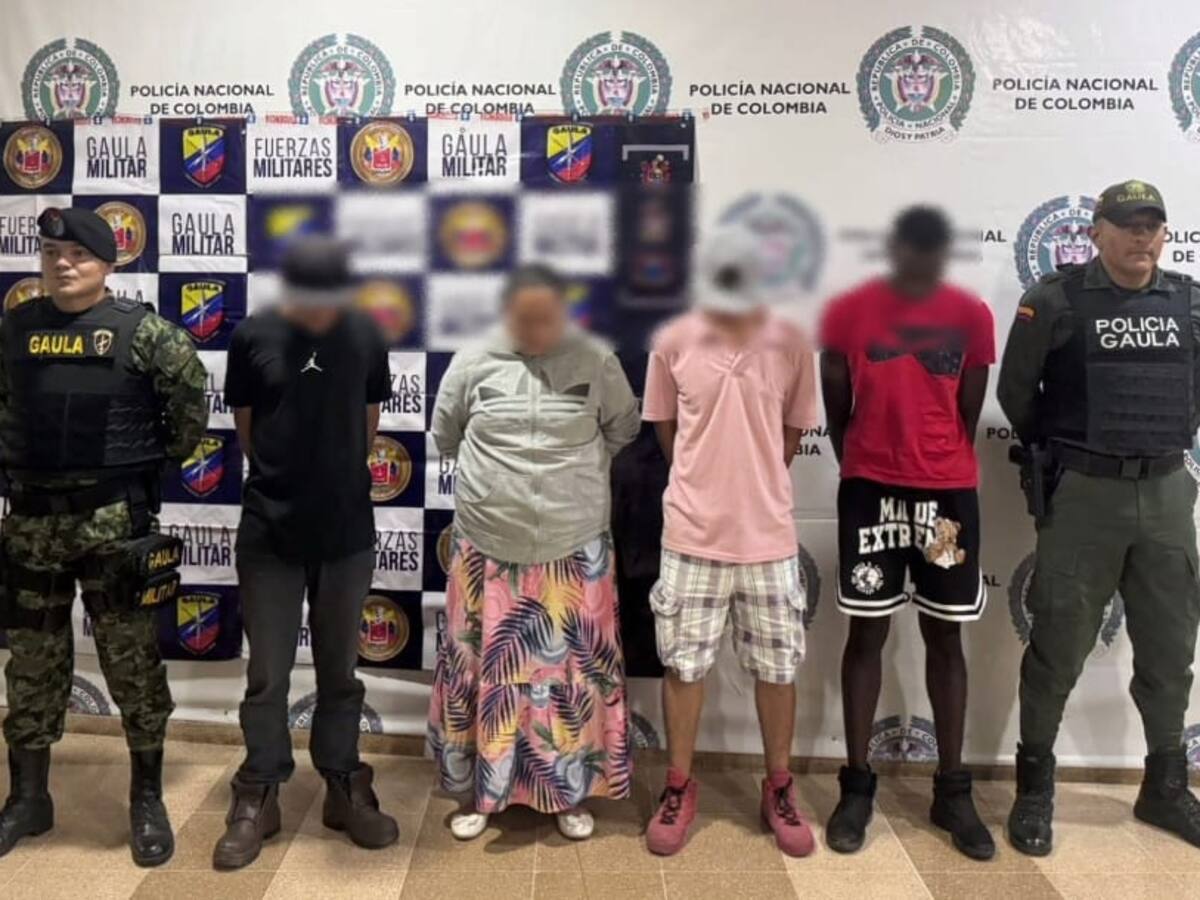 Redada contra la extorsión en Quindío, 9 capturados y dos menores de edad aprehendidos
