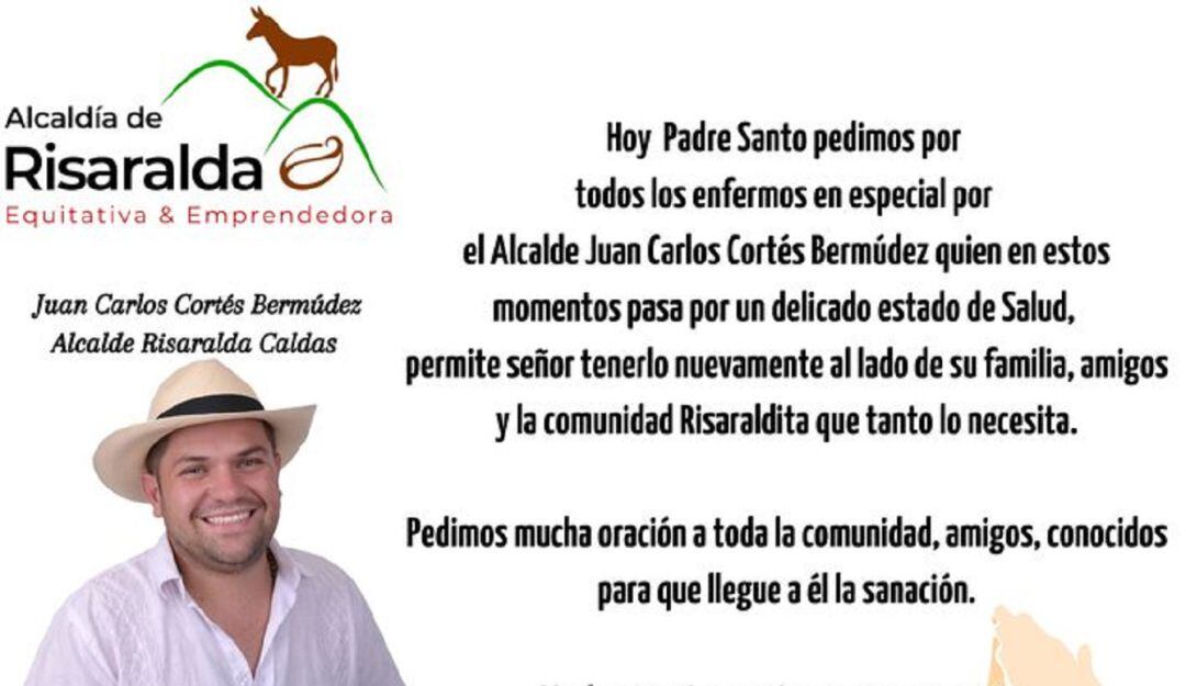 Alcalde Juan Carlos Cortés Bermúdez