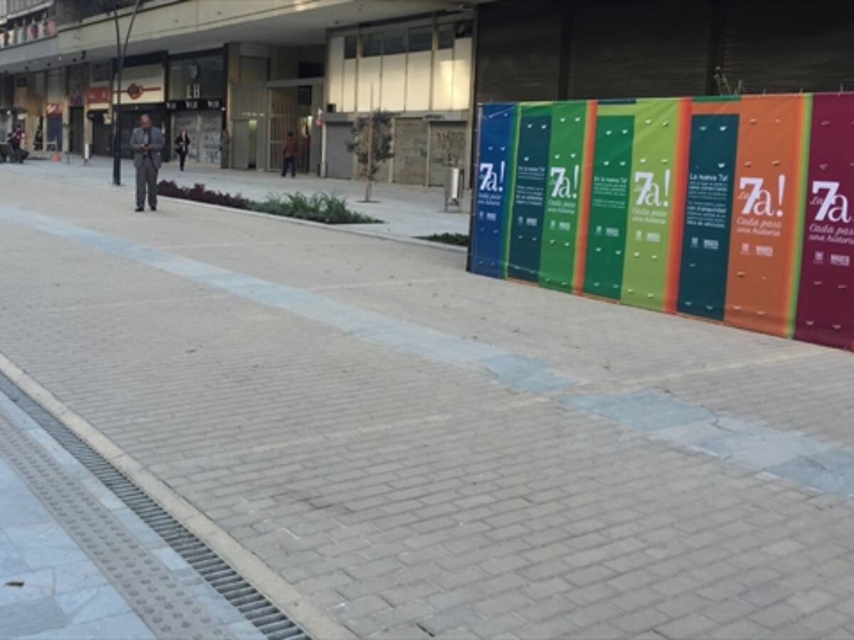 Peatonalización de la Séptima estará el 25 de agosto, IDU niega sobrecostos