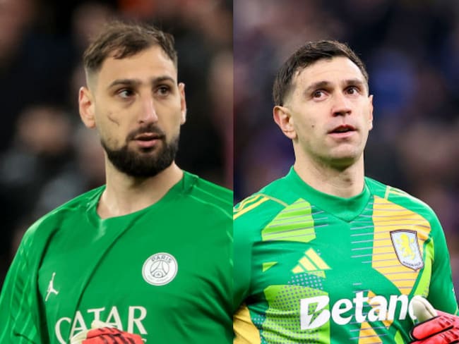 Gianluigi Donnarumma y Emiliano MartĂnez / Getty Images