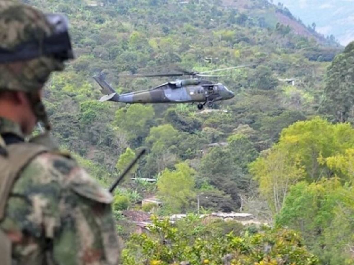 Dos personas heridas durante una confrontación entre el Ejército y un grupo ilegal en Sonsón
