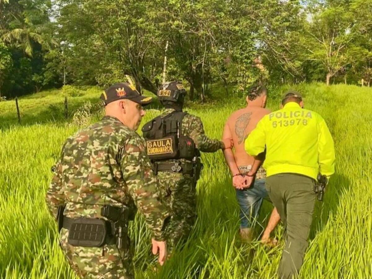 Capturado en Cundinamarca alias “Rojo”, integrante del Clan del Golfo
