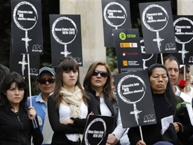 Bogotá marcha contra violadores y agresores de mujeres