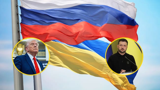 Rusia y Ucrania continúan su guerra energética en la víspera de la reunión Trump-Zelenski. Foto: Getty Images.