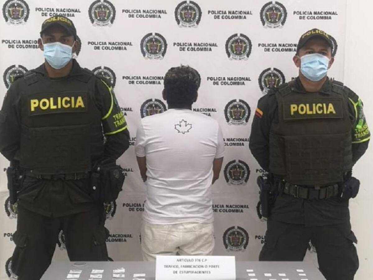 Capturado un hombre que transportaba droga en un bus intermunicipal