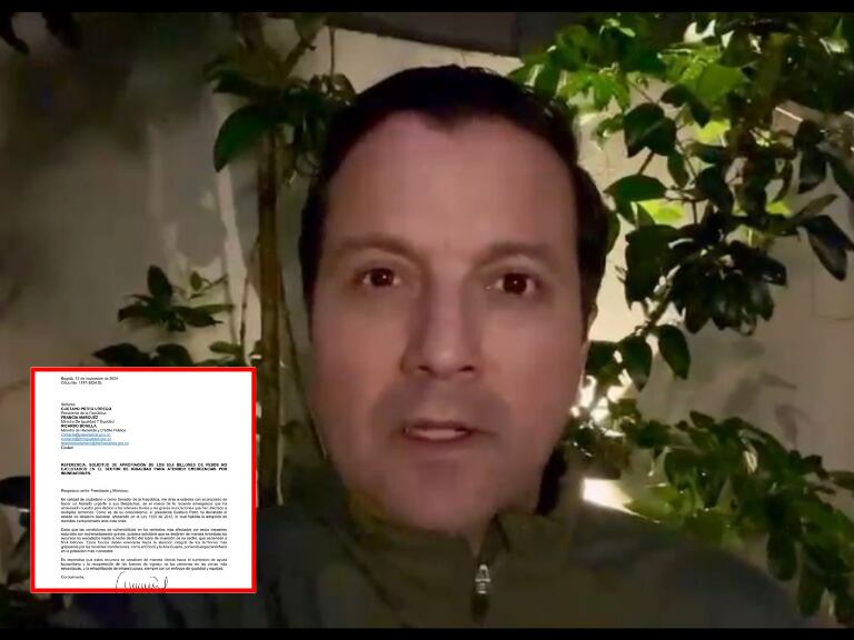 Foto del video publicado por el senador David Luna