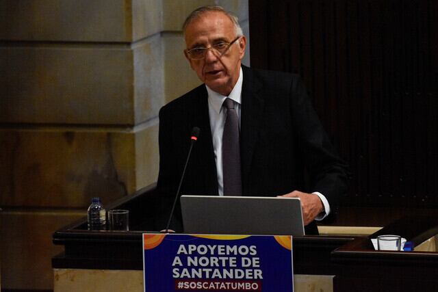 Iván Velásquez, ministro de Defensa. Foto: Colprensa.