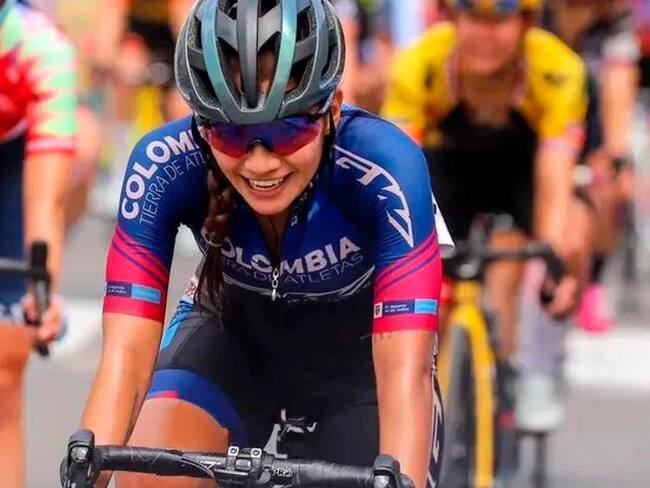 La vallecaucana Lina Rojas brilló en la primera etapa de la vuelta a Colombia femenina.