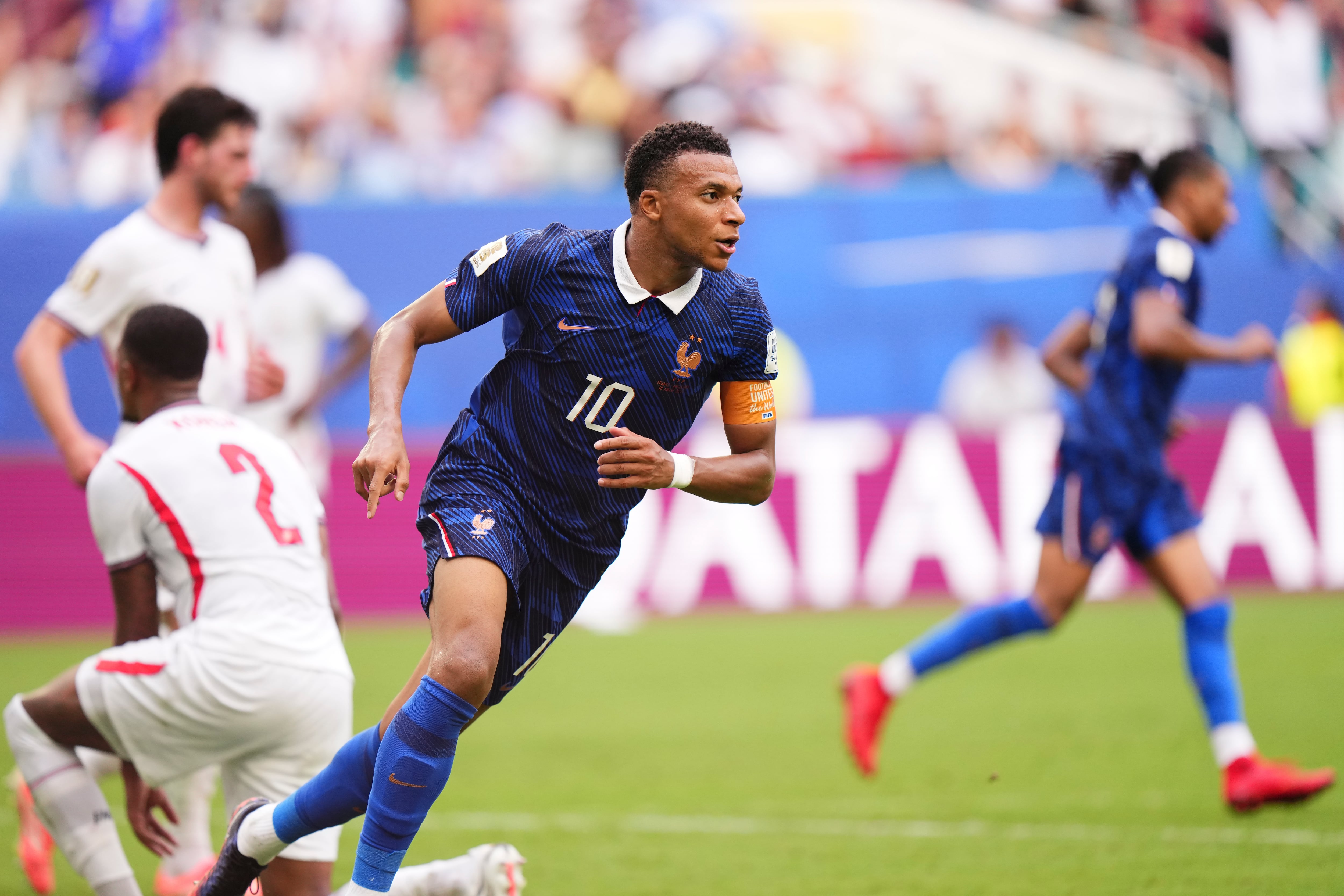 Tabla de goleadores del Mundial 2026: Kylian Mbappé marca doblete y le saca gran distancia a Messi. (Photo by Jose Breton/Pics Action/NurPhoto via Getty Images)