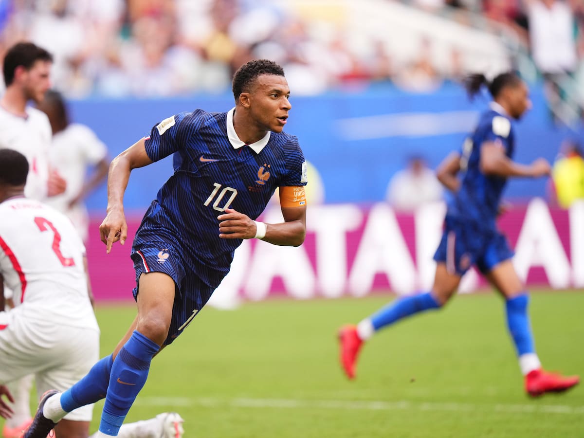 Tabla de goleadores del Mundial 2026: Kylian Mbappé marca doblete y le saca gran distancia a Messi