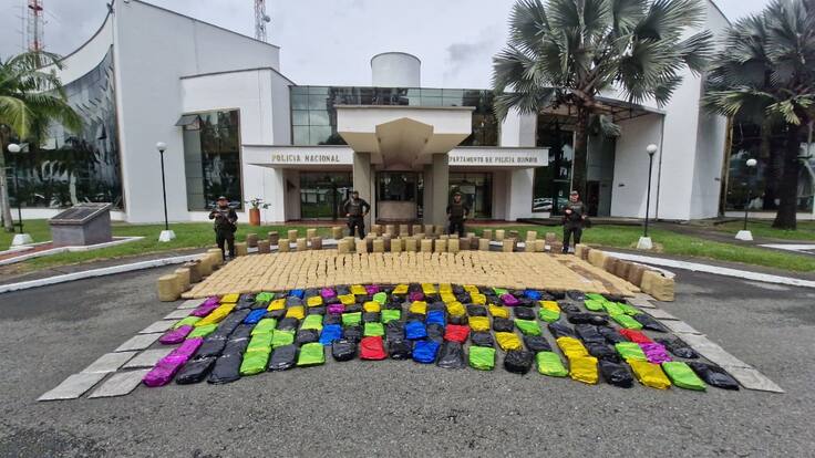 Coronel Luis Fernando Atuesta, comandante de la Policía sobre incautación