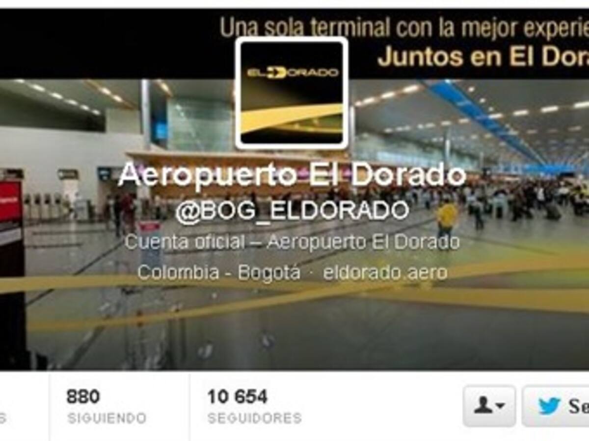 Aeropuerto El Dorado ocupa primer puesto en manejo de redes sociales