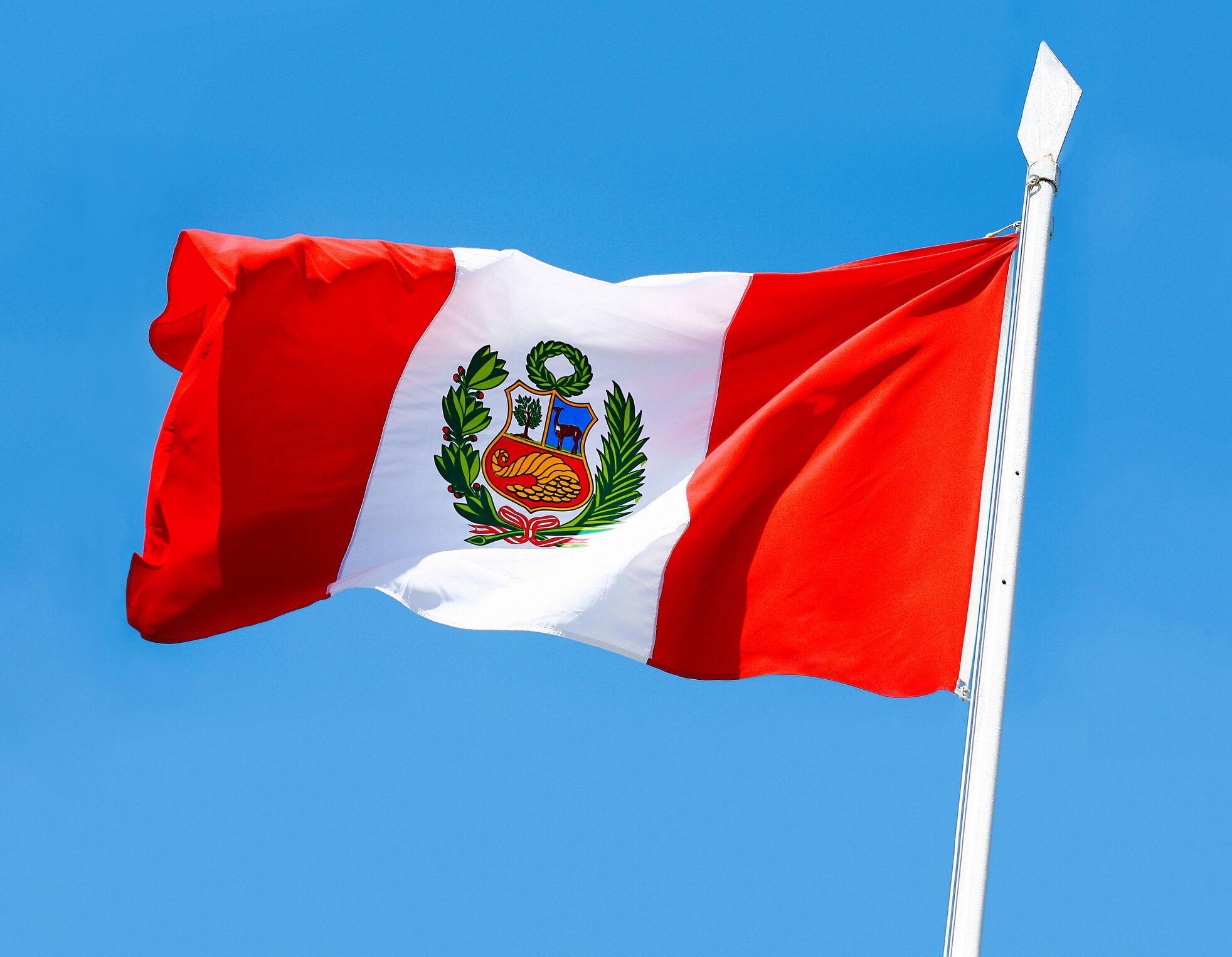 Bandera de Perú. Foto: Getty Images.