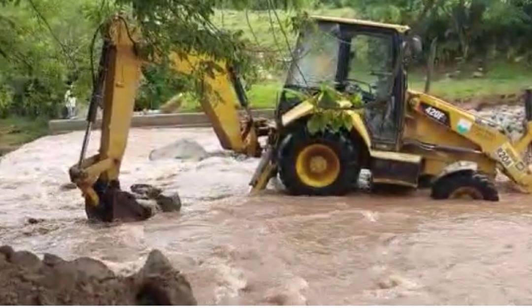 Varios sectores afectados por las lluvias en Supía, Caldas. Crédito: Alcaldía de Supía, Caldas.