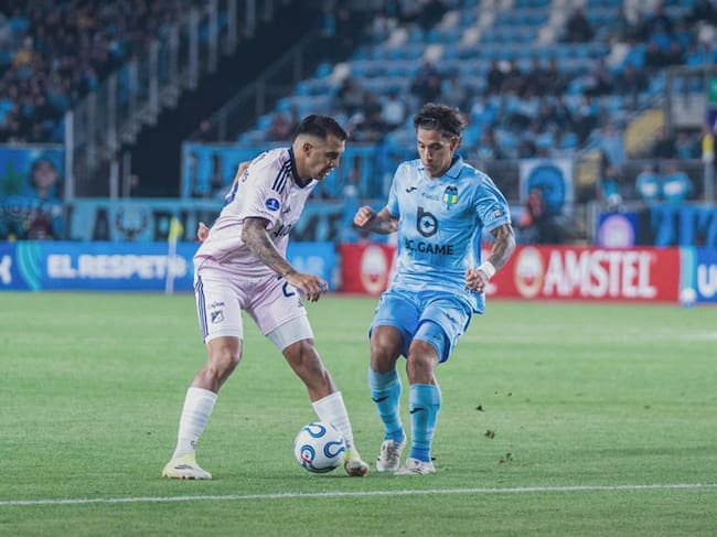 Millonarios cayó 2-0 con O'Higgins en territorio chileno / Twitter: @MillosFCOficial.