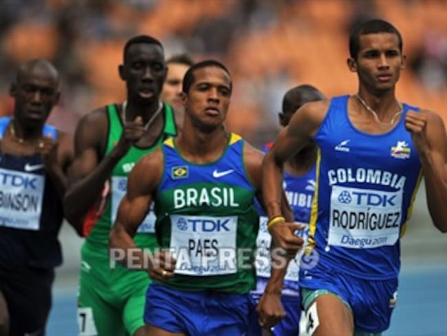 El colombiano Rafith Rodríguez no terminó la semifinal de 800 metros en Mundial de Atletismo bajo techo