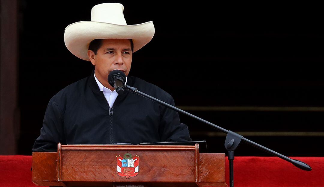El presidente peruano Pedro Castillo tiene una investigación preliminar