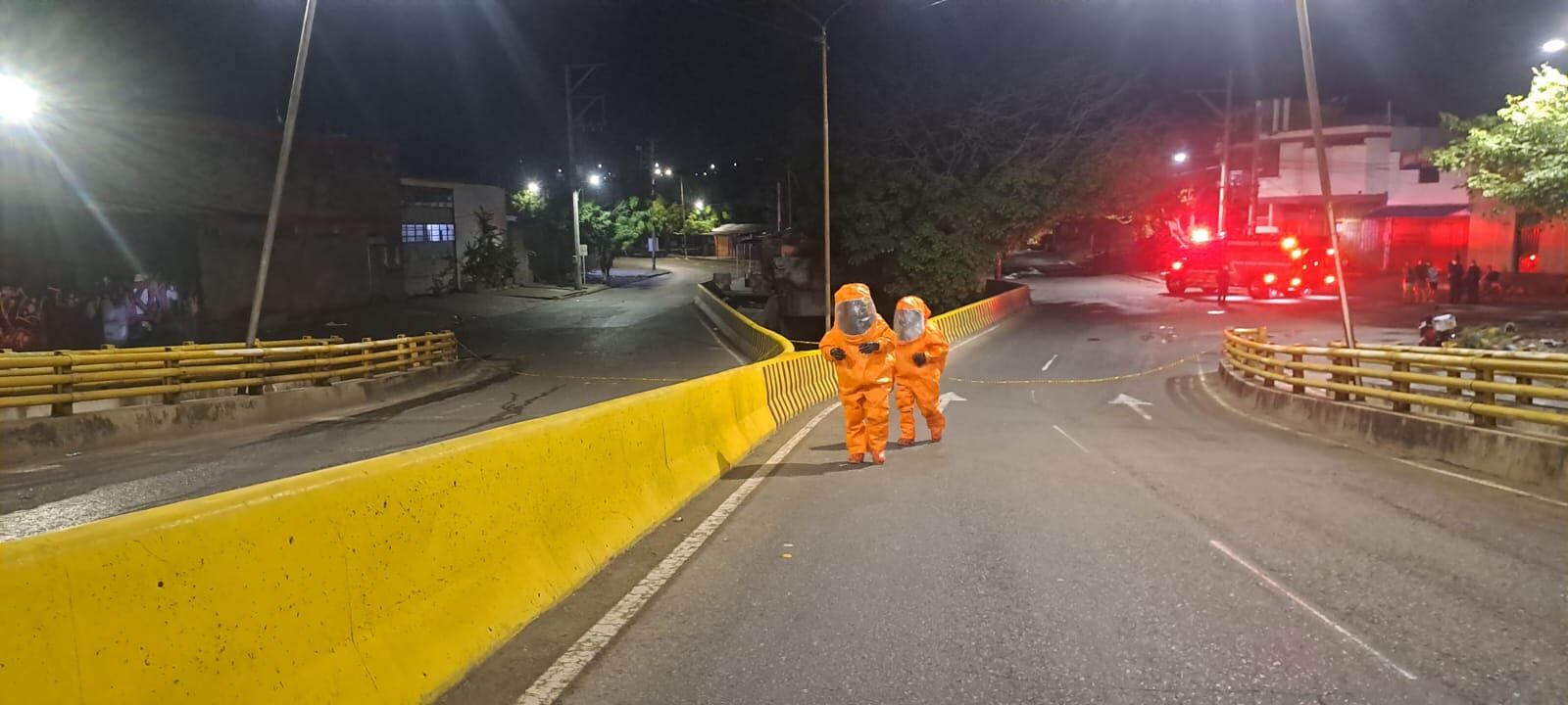 Fuga de amoníaco en fábrica de hielo generó emergencia en el centro de Cúcuta. / Foto: Cortesía.