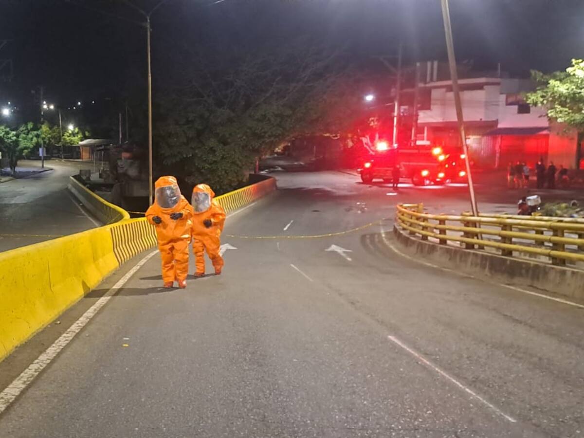 Fuga de amoníaco en fábrica de hielo generó emergencia en el centro de Cúcuta