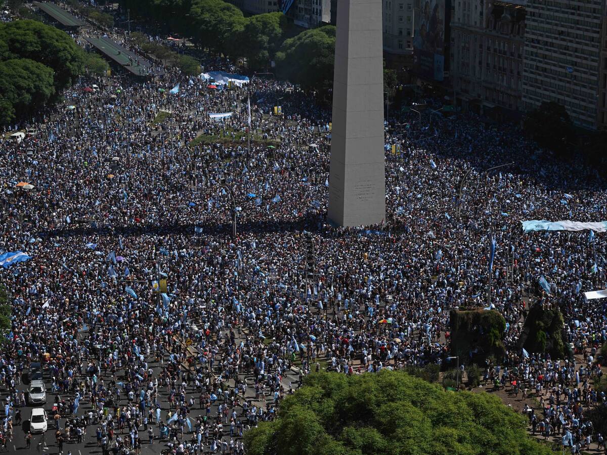 En Vivo: Así se vive la fiesta en Argentina tras conseguir el mundial de Qatar 2022