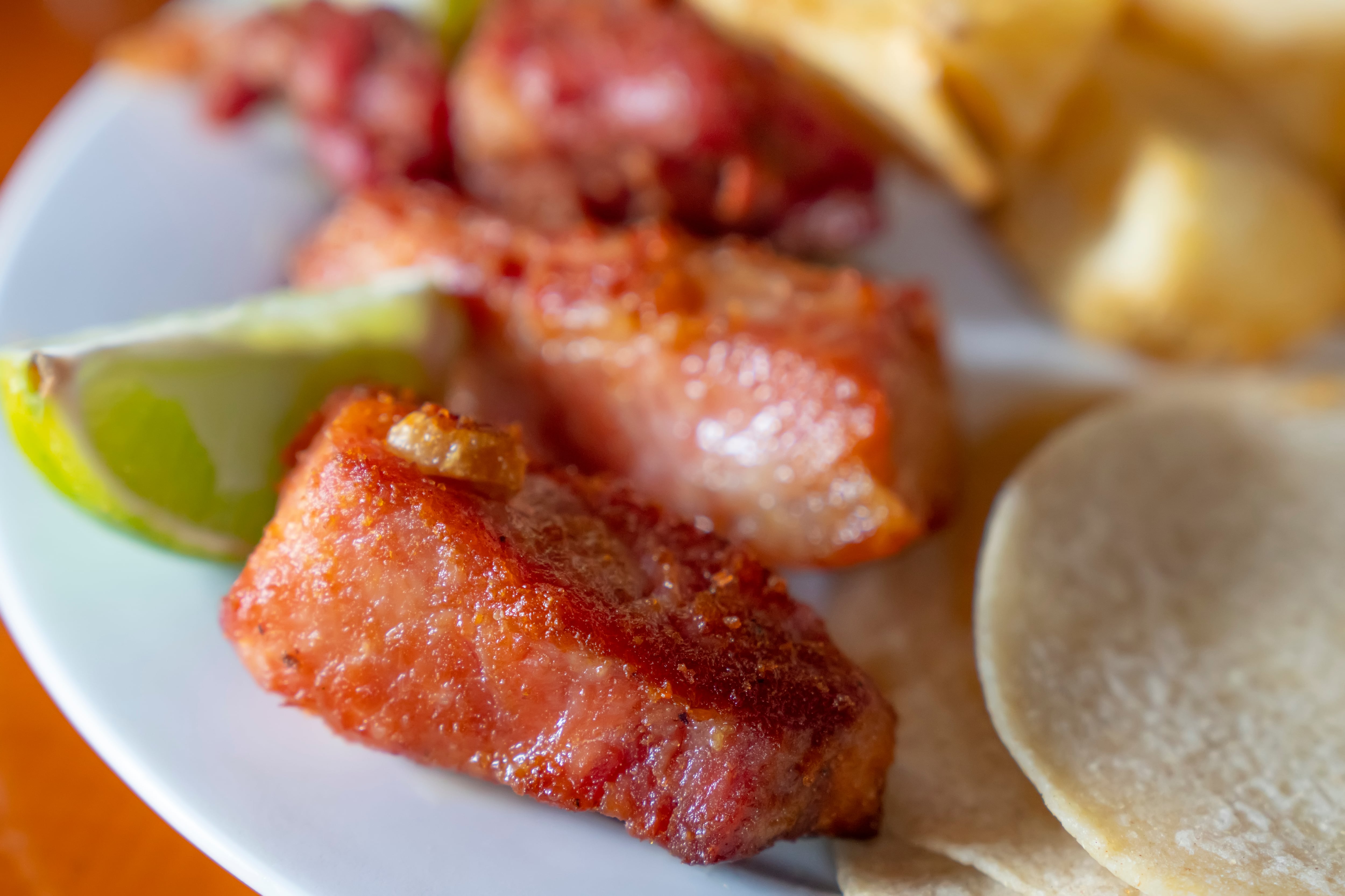 Preparación de chicharrón en freidora de aire. Foto de Getty Images