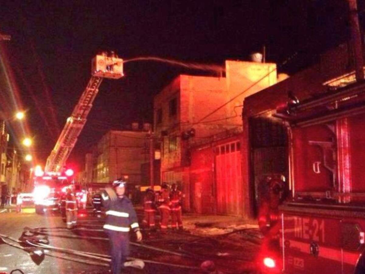 Al menos 43 personas resultaron quemadas en un bar de Bogotá