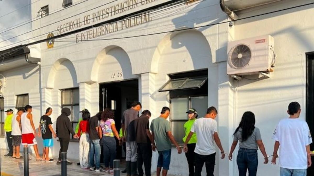 Capturan en Bucaramanga a 18 presuntos integrantes de red del Tren de Aragua