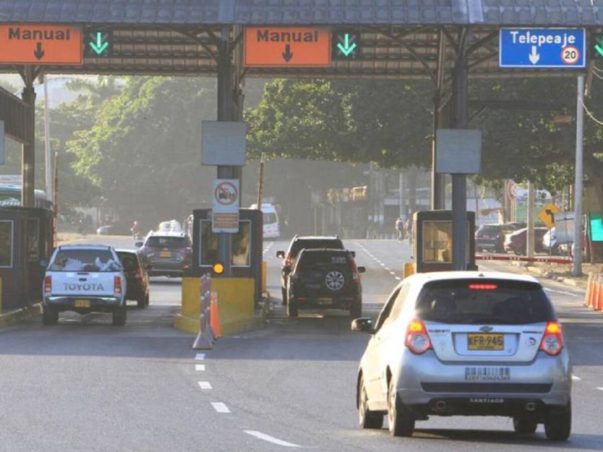 Este domingo suben varios peajes en Bolívar