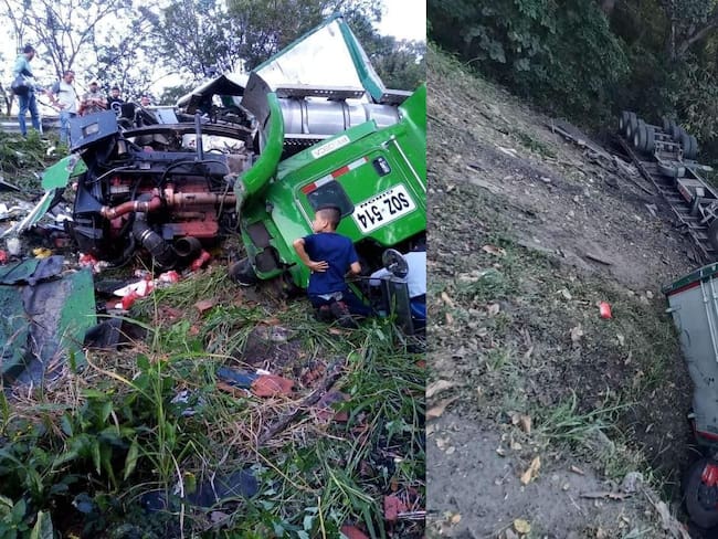 Accidente en Norte de Santander. Fotos cortesía para Caracol Radio Cúcuta