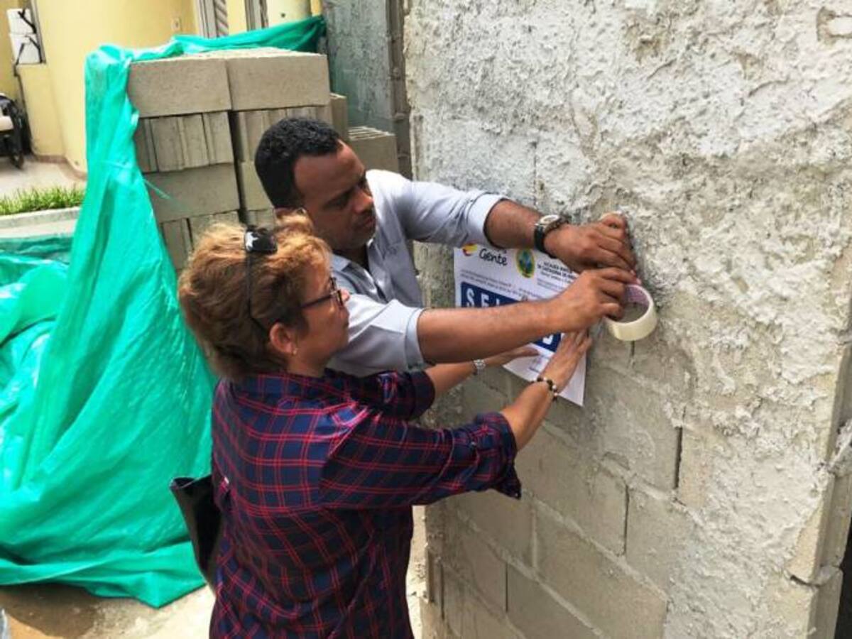 En el barrio Ternera de Cartagena sellan dos construcciones por incumplir normas urbanísticas