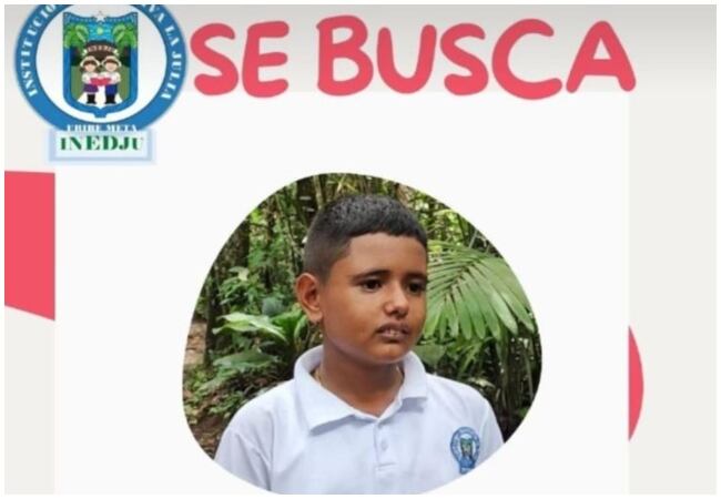 Menor de 14 años del municipio de Uribe (Meta).