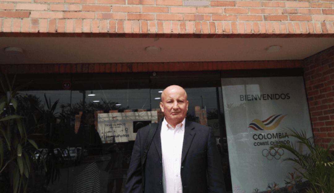 William Peña, presidente de la Federación Colombiana de Halterofilia. 