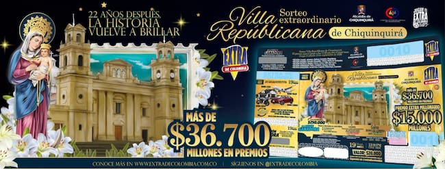 El billete del Sorteo Extraordinario Villa Republicana tiene un costo de $20.000
