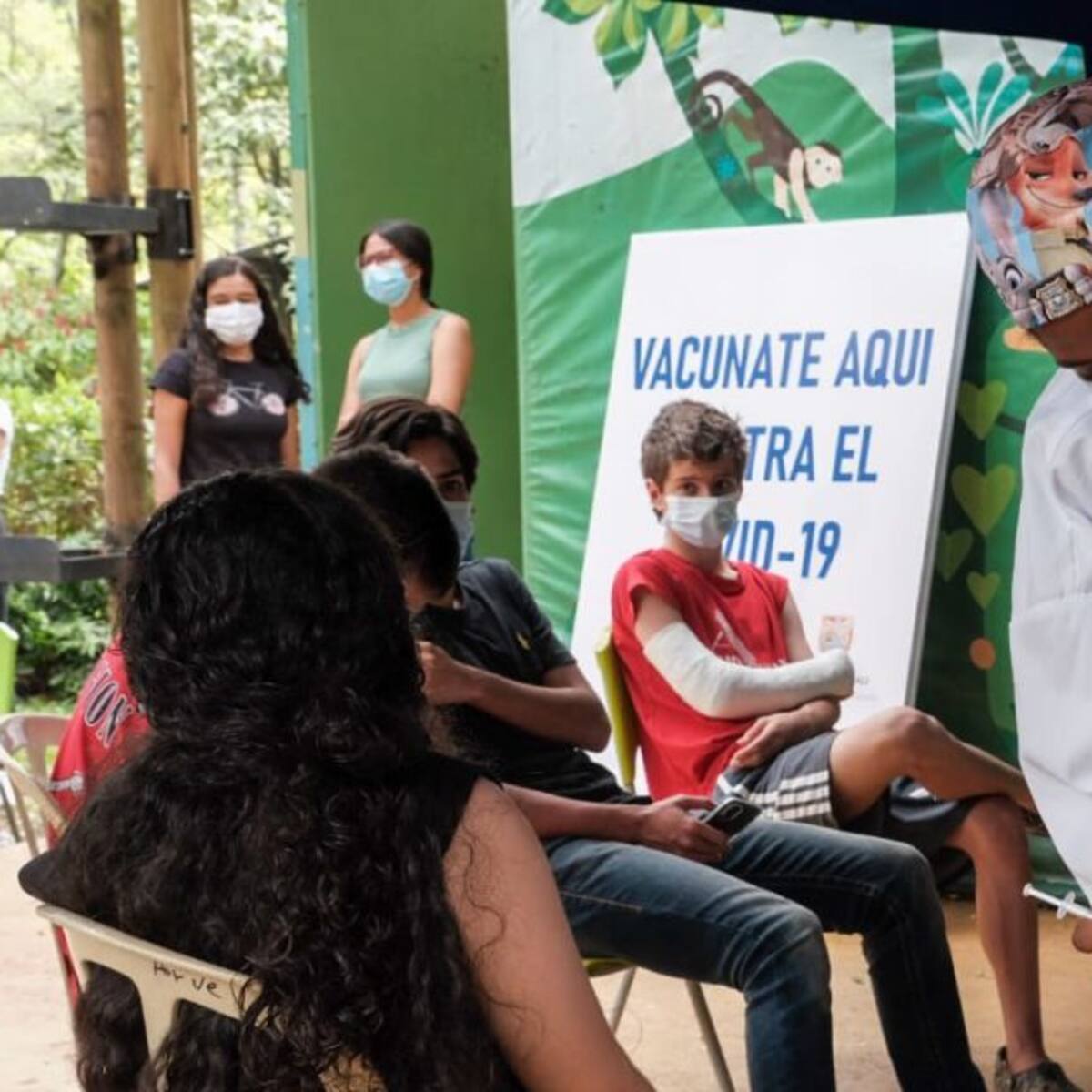 Buena respuesta de los mayores de 15 años a la vacunación contra el COVID
