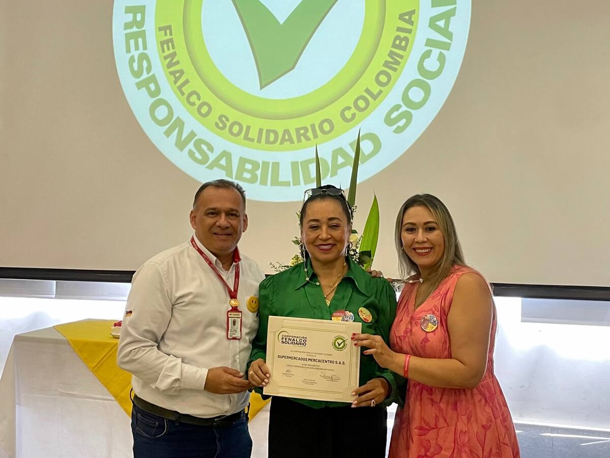 Fenalco otorga reconocimiento de responsabilidad social a Mercacentro