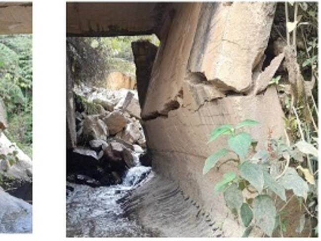 Puente corregimiento Cedeño Yarumal- foto cortesía